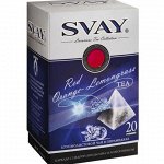 Чай каркаде с лимонником и мятой Svay &quot;Red Orange-Lemongrass&quot;, 20 пирамидок