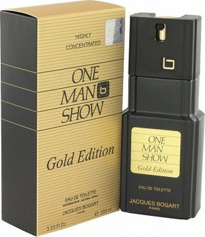 JACQUES BOGART ONE MAN SHOW Gold Edition men 100ml edt