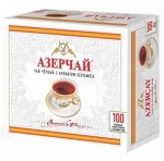 Чай Азерчай черный с бергамотом без конверта, 100 пак