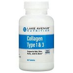 Lake Avenue Nutrition, гидролизованный коллаген типов 1 и 3, 1000 мг, 60 таб