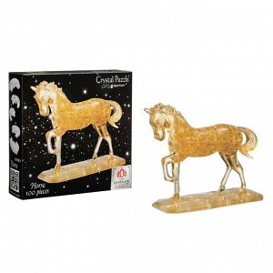 3D головоломка Лошадь золотая