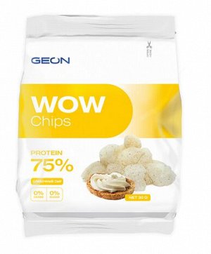 Чипсы протеиновые безуглеводные Geon wow protein chips сыр 30 гр.