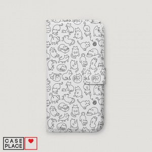 Чехол-книжка Шкодливые котики на Samsung Galaxy A40