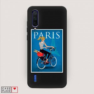 Матовый силиконовый чехол Постер Франция на Xiaomi Mi A3 Lite