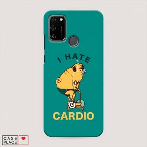 Пластиковый чехол I hate cardio на Honor 9A