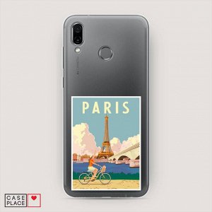 Силиконовый чехол Постер Париж на Huawei Honor Play