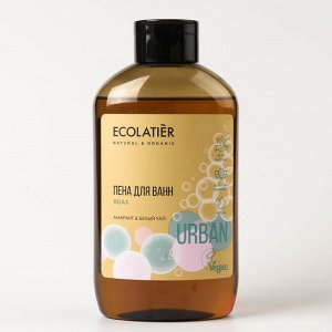 ECOLATIER Пена для ванн амарант & белый чай, 600 мл