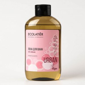 ECOLATIER Пена для ванн гранат & манго, 600 мл