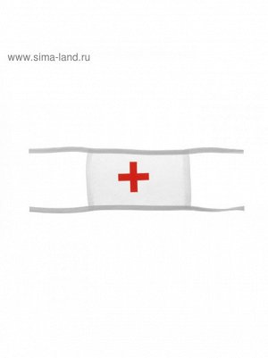 Повязка медсестры белая с крестом