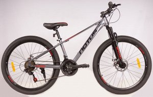 Велосипед NOTUS 2-х колесный 26" (24 скорости) FX550 серый