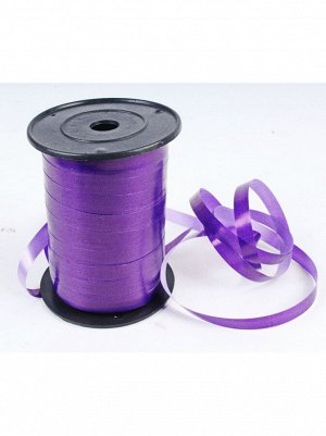 Лента простая 1 см х 250 м цвет фиолетовый Р109