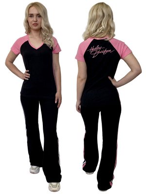 Модная женская футболка Harley-Davidson – микс стилей превратит такую модель в настоящий хит твоего гардероба №1055