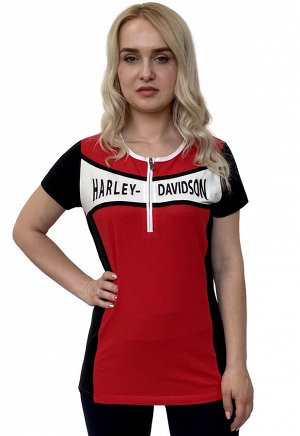 Удлиненная женская футболка Harley-Davidson – moto-тренд Instagram №1130
