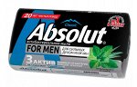 ABSOLUT®️Туалетное мыло CLASSIC For Men Лемонграсс и мята 90гр  /72/  №6161