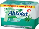 ABSOLUT®️Туалетное мыло NATURE FitoGuard Алоэ 4*75 гр.