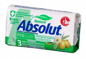 ABSOLUT®️Туалетное мыло NATURE FitoGuard Белый чай и масло оливы 90гр /72/  №6162