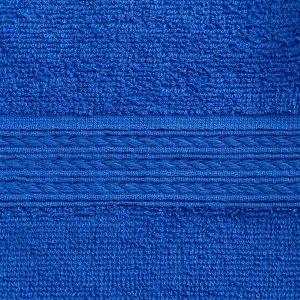 Полотенце махровое "ВЫГОДА" 70х130 см, цв. темно-синий  100% хлопок