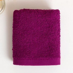 Полотенце махровое ГК 30х50см, 03-057, фиолетовый, хл 100%, 360г/м2