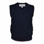 Жилетка детская Tsarevich Dark Blue-romb