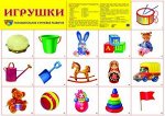 Демонстрационный плакат &quot;Игрушки&quot;