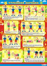 Обучающий плакат &quot;Зарядка&quot;