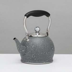 Чайник «Мрамор», 900 мл, с металлическим ситом, индукция, цвет МИКС