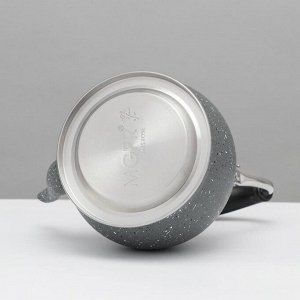 Чайник «Мрамор», 900 мл, с металлическим ситом, индукция, цвет МИКС
