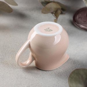 Молочник «Акварель», 65 мл, цвет розовый