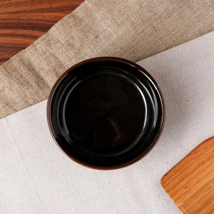 Форма для выпечки "Рамекин", чёрный, керамика, 0.25 л