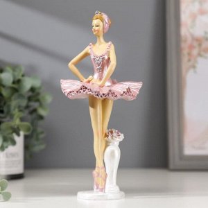 Сувенир полистоун "Балерина в розовой пачке" 20,5х9,5х8,5 см