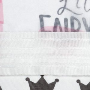 Комплект тюлей "Этель" Little crown, 145*260 см-2 шт, 100% п/э