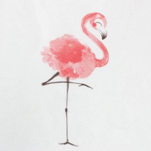 Комплект тюлей "Этель" Happy flamingo, 145*260 см-2 шт, вуаль