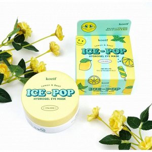 Гидрогелевые патчи с экстрактом лимона и базелика Ice-Pop Lemon & Basil Hydrogel Eye Mask