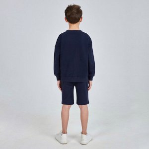 Комплект (джемпер, шорты) для мальчика, т.синий