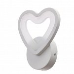 Бра &quot;Сердечко&quot; 13Вт LED 3000К белый 18х15,5х7,5 см