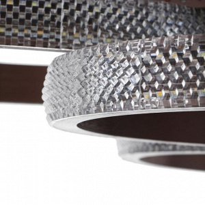 BayerLux Люстра с ПДУ 88002/4 LED 148Вт 3000-6000К диммер кофе 82х64х14 см