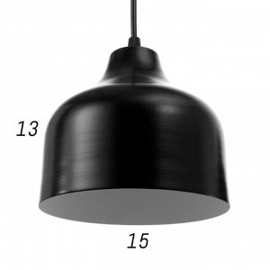 Светильник 1115/2, 2х40Вт Е14, цвет чёрный