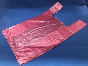 Пакет майка ПНД 24+14/44, 10 мкм, 1*100 шт. (4000 шт./40 уп. в кор) ПК