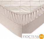Р010ТМ012831 Цикорий простыня трикотаж МЕЛАНЖ 90*200*30 на резинке Р010ТМ 140 гр Трикотажное полотно Comfort Life