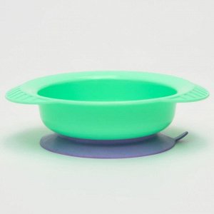 Набор посуды POLLY: кружка 0,2 л., тарелка на присоске, цвет МИКС
