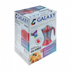 Соковыжималка Galaxy GL 0852, для цитрусовых, 50 Вт, 1 л, красная