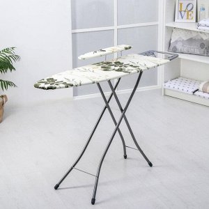 Доска гладильная Nika «Белль Классик 2», 122x34 см, два положения высоты 70, 80 см, европодставка, МИКС