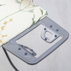 Доска гладильная Nika «Белль Классик 2», 122x34 см, два положения высоты 70, 80 см, европодставка, МИКС