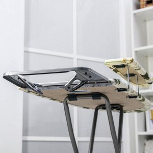 Доска гладильная Nika «Белль Классик 2», 122x34 см, два положения высоты 70, 80 см, европодставка, МИКС