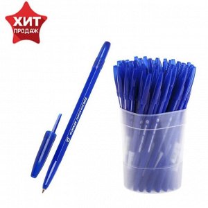 Ручка шариковая "Стамм", "Тонкая линия", узел 0.7 мм, чернила синие на масляной основе, стержень 152 мм