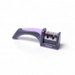 2960 FISSMAN Точило для ножей 19x5x6 см двухшаговой заточки, цвет ЛИЛОВЫЙ (камни из карбида и керамики)