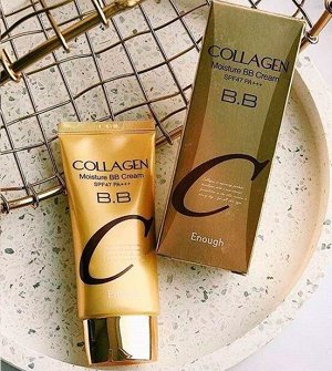 Увлажняющий, солнцезащитный ББ крем с коллагеном ENOUGH Collagen Moisture BB Cream SPF47 PA+++