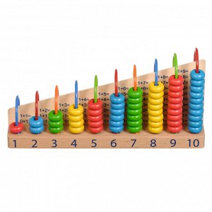 Арифметический счет (135 элементов, 40 цветных палочек)
