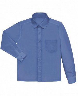 Голубая сорочка (рубашка) для мальчика Цвет: голубой