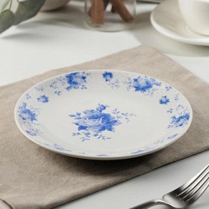 Тарелка «Кантри синие цветы», d=18,5 см